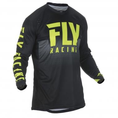 Maillot FLY RACING LITE HYDROGEN Manches Longues Jaune Fluo/Noir FLY RACING Probikeshop 0