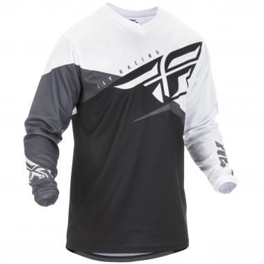 FLY RACING F-16 Long-Sleeved Jersey Black/White/Grey 0