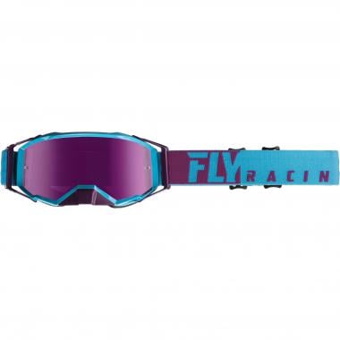 FLY RACING ZONE PRO Goggles Purple/Blue Iridium Lens 0