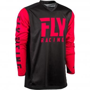 FLY RACING RADIUM Long-Sleeved Jersey Black/Red 2019 0