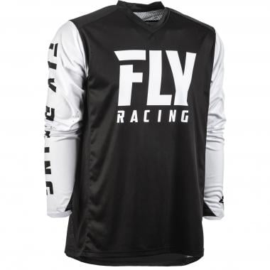FLY RACING RADIUM Long-Sleeved Jersey Black/White 0