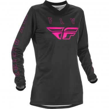 Maillot FLY RACING F-16 Femme Manches Longues Noir/Rose 2021 FLY RACING Probikeshop 0