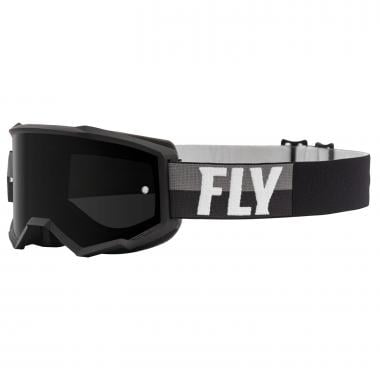 FLY RACING ZONE Goggles Black/White Smoke Lens 2021 0