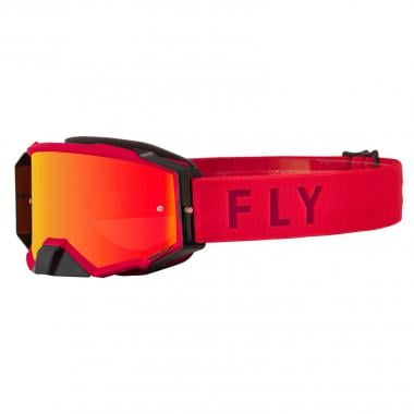 FLY RACING ZONE Goggles PRO Red Iridium Lens 0