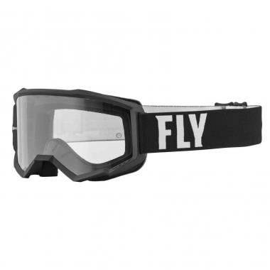 FLY RACING FOCUS Goggles Black Transparent Lens 2022 0
