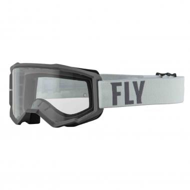 FLY RACING FOCUS Goggles Grey Transparent Lens 2022 0