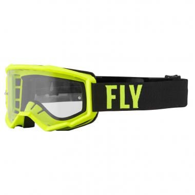 FLY RACING FOCUS Goggles Black/Yellow Transparent Lens 0