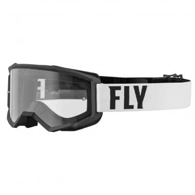 FLY RACING FOCUS Goggles White Transparent Lens 2022 0