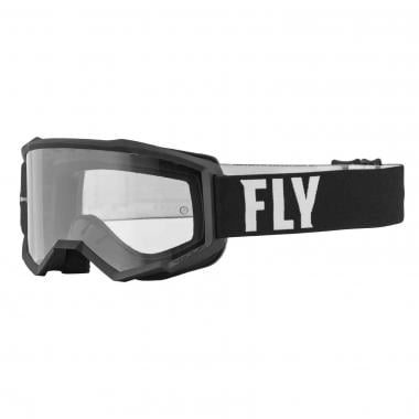 FLY RACING FOCUS Kids Goggles Black Transparent Lens 0