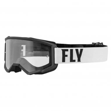 FLY RACING FOCUS Kids Goggles White Transparent Lens 2022 0