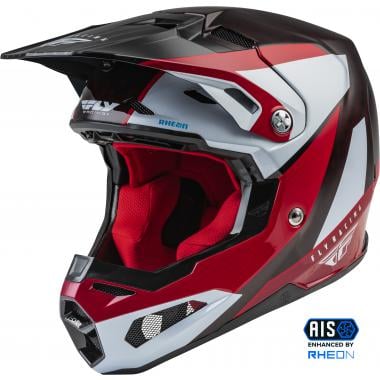 MTB-Helm FLY RACING FORMULA CARBON PRIME Rot/Weiß 0