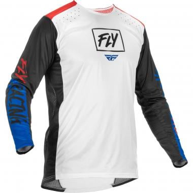 Maillot FLY RACING LITE Manches Longues Blanc/Noir 2022