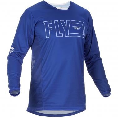 Maillot FLY RACING KINETIC FUEL Manches Longues Bleu 2022