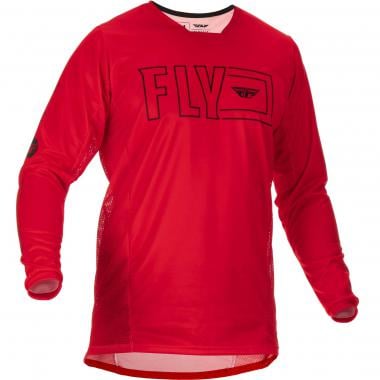 Maillot FLY RACING KINETIC FUEL Manches Longues Rouge 2022