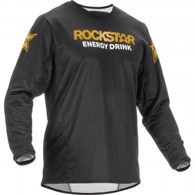 Maillot FLY RACING KINETIC ROCKSTAR Manches Longues Noir 2022