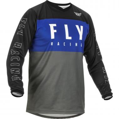 Maillot FLY RACING F-16 Manches Longues Bleu/Gris FLY RACING Probikeshop 0