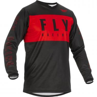 Maillot FLY RACING F-16 Manches Longues Rouge/Noir 2022