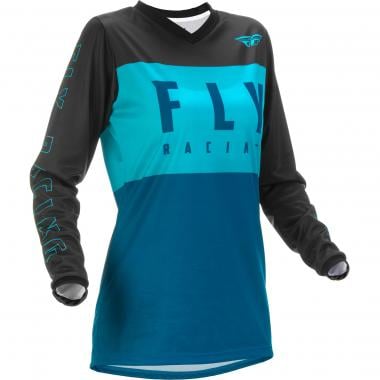 Maillot FLY RACING F-16 Femme Manches Longues Bleu FLY RACING Probikeshop 0