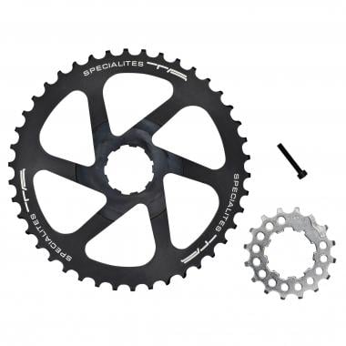 SPECIALITES TA 40/42 Teeth Conversion Kit for 10 Speed Shimano/Sram Cassette Black 0