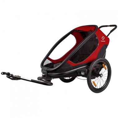 HAMAX OUTBACK ONE Trailer for Kids Red/Black 0