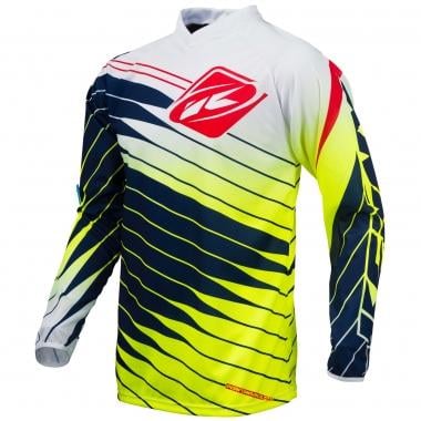 KENNY PERFORMANCE Kids Long-Sleeved Jersey Blue/Neon Yellow 0