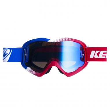 Goggle KENNY PERFORMANCE Kinder Blau/Weiß/Rot 0