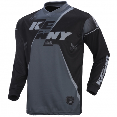 Maillot KENNY TRACK Mangas largas Negro/Gris 0