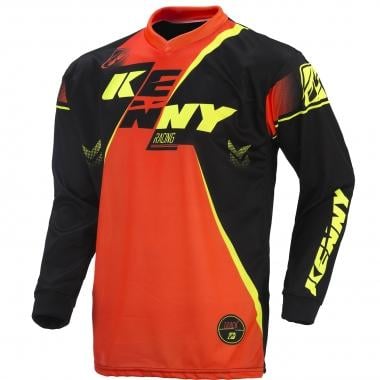 Maillot KENNY TRACK Manches Longues Noir/Orange Fluo KENNY Probikeshop 0