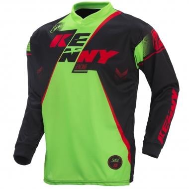 KENNY TRACK Long-Sleeved Jersey Black/Green/Red 0