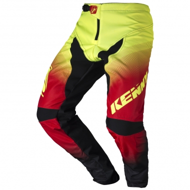 KENNY BMX ELITE Pants Black/Red/Neon Yellow 0