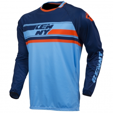 KENNY DEFIANT Long-Sleeved Jersey Blue/Orange 0