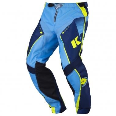KENNY TRACK Kids Pants Navy Blue/Cyan/Neon Yellow 0