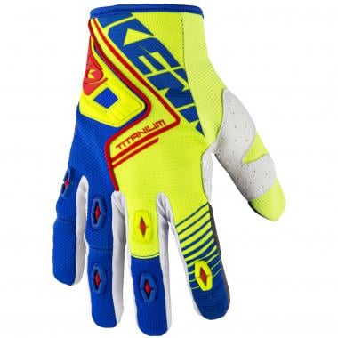 KENNY TITANIUM Gloves Blue/Neon Yellow 0