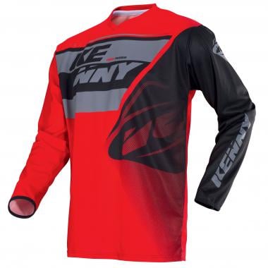 Maillot KENNY TRACK Manches Longues Rouge/Gris KENNY Probikeshop 0