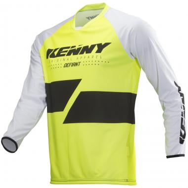 Maillot KENNY DEFIANT Manches Longues Jaune/Blanc KENNY Probikeshop 0