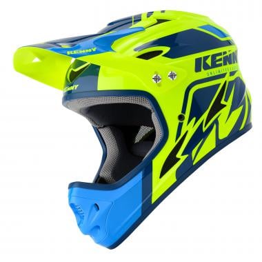 KENNY DOWNHILL Helmet Blue/Neon Yellow 0