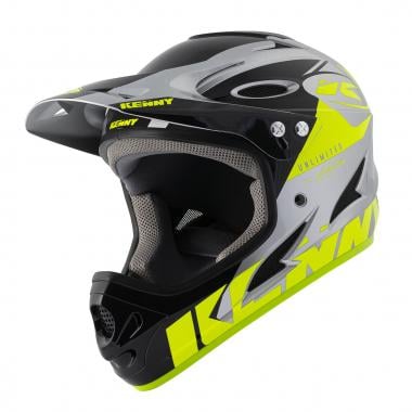 KENNY DOWN HILL Kids MTB Helmet Neon Yellow Silver 2021 0