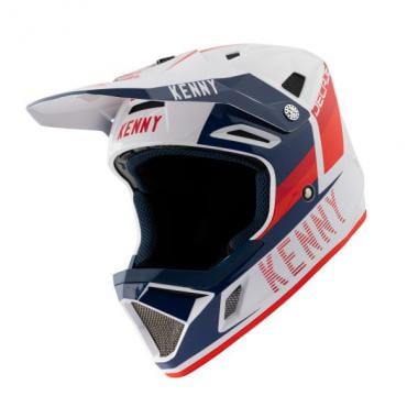 MTB-Helm KENNY DECADE Weiß/Blau/Rot  0