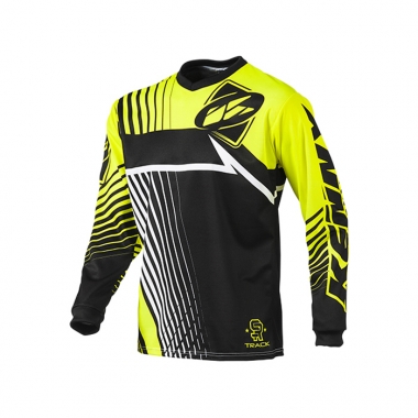 KENNY TRACK SERIE SPECIALE Long-Sleeved Jersey Black/Neon Yellow 2014 0