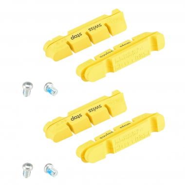 Paires de Patins Cartouches SWISS STOP FLASH PRO YELLOW KING Shimano Carbone SWISSSTOP Probikeshop 0