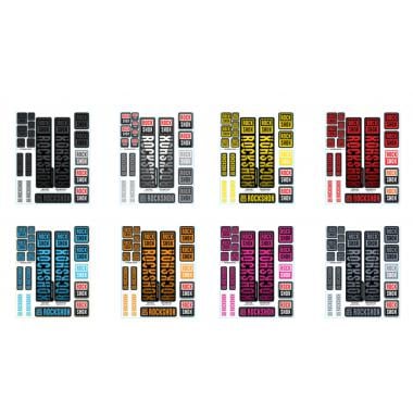 Kit Stickers pour Fourches Simple Té  ROCKSHOX Plongeurs 35 mm (2018+) ROCKSHOX Probikeshop 0