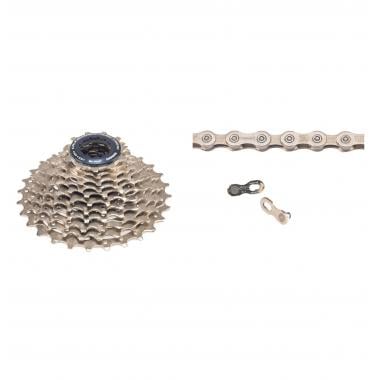 SHIMANO ULTEGRA R8000 Cassette + HG701 QUICK LINK 11 Speed Chain Pack 0