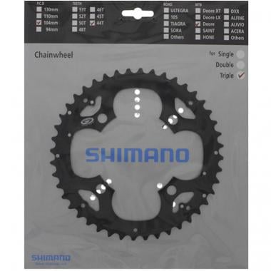 SHIMANO DEORE FC-M530 9 Speed Chainring 4 Bolts 104 mm Black 0