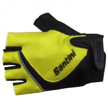 SANTINI STUDIO Short Finger Gloves Yellow 0