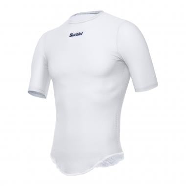 Camiseta interior técnica SANTINI LIEVE Mangas cortas Blanco 0