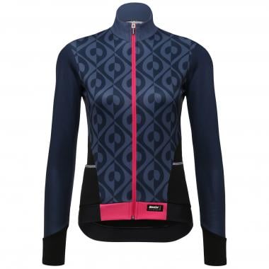 SANTINI CORAL Women's Long-Sleeved Jersey Black/Pink 0