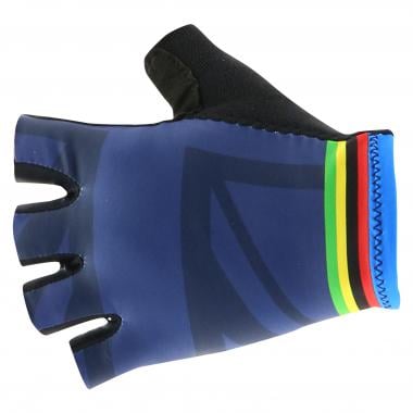 SANTINI YORKSHIRE Short Finger Gloves Blue 0