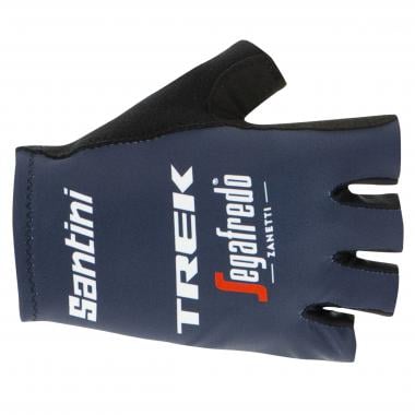 SANTINI TREK SEGAFREDO Short Finger Gloves Blue  0