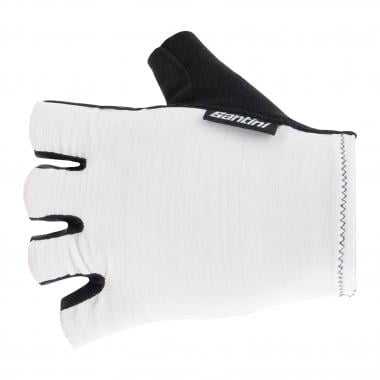 SANTINI CUBO Short Finger Gloves White  0
