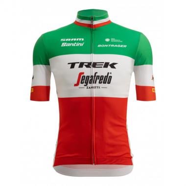 SANTINI TREK SEGAFREDO ITALIE Short-Sleeved Jersey Green/White/Red 0
